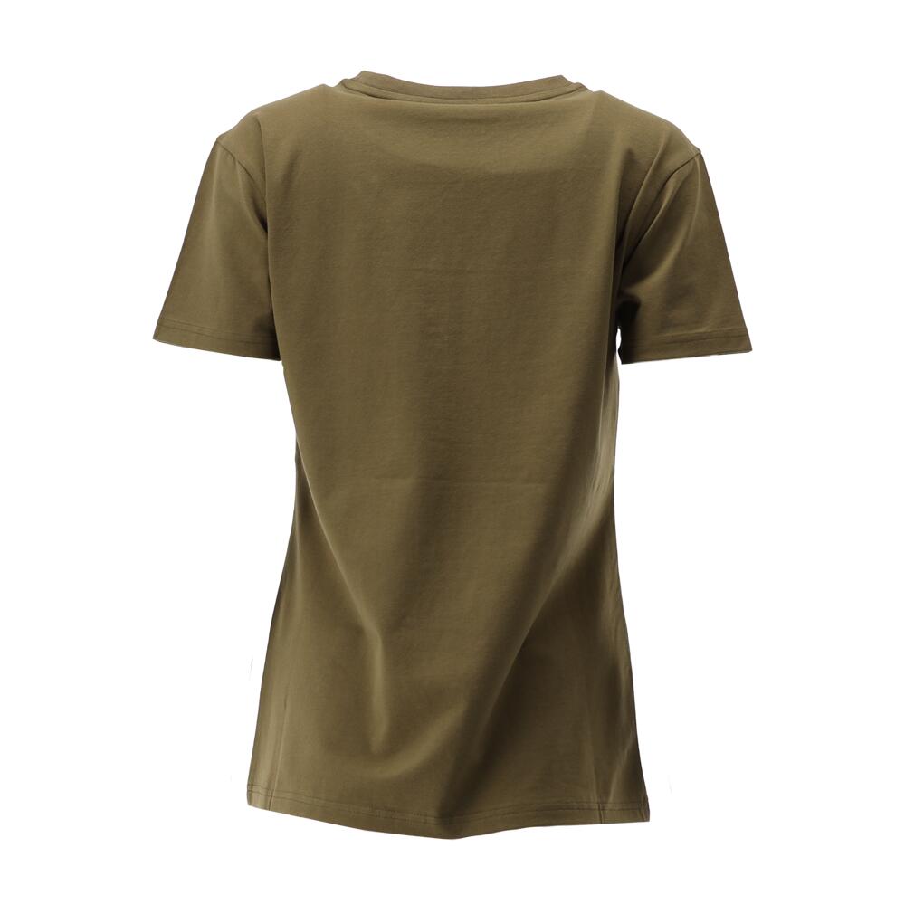 TEE-SHIRT LOGO FEMME DE BASKET khaki-light green Spalding 3/5