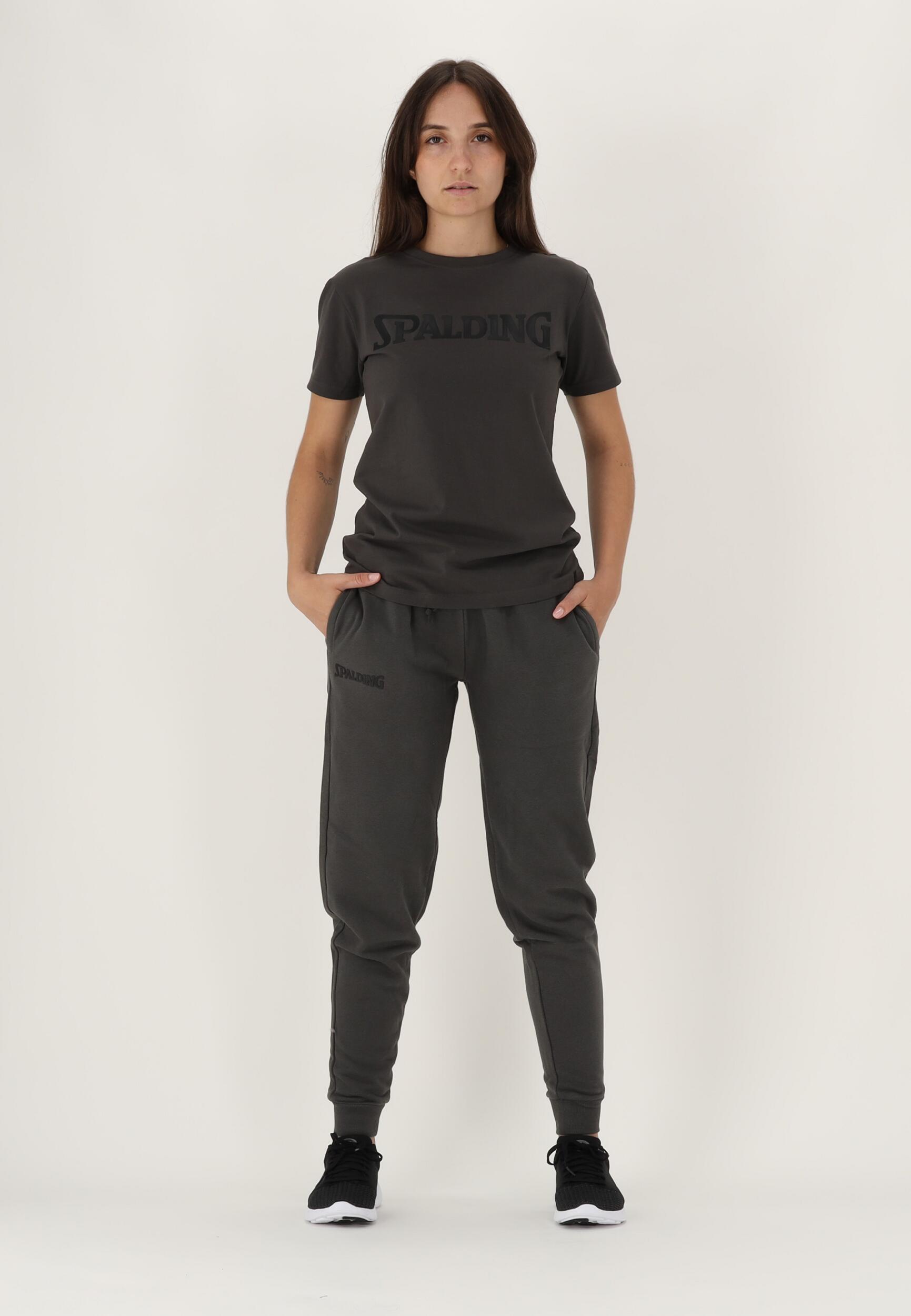 TEE-SHIRT LOGO FEMME DE BASKET charcoal-black Spalding 4/5
