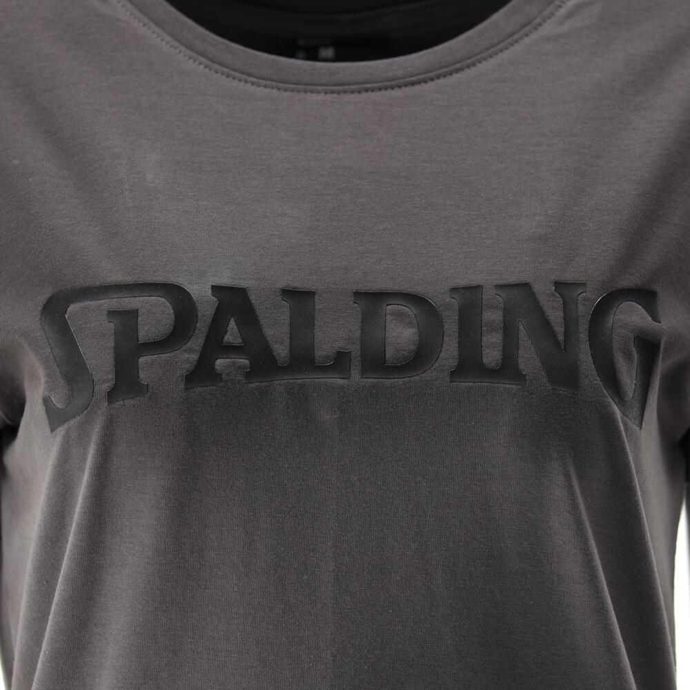 TEE-SHIRT LOGO FEMME DE BASKET charcoal-black Spalding 3/5