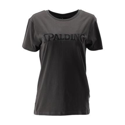 TEE-SHIRT LOGO FEMME DE BASKET charcoal-black Spalding