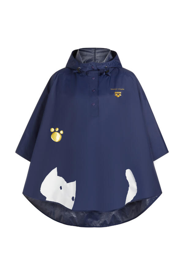 ARENA X TSUMORI CHISATO PONCHO - NAVY
