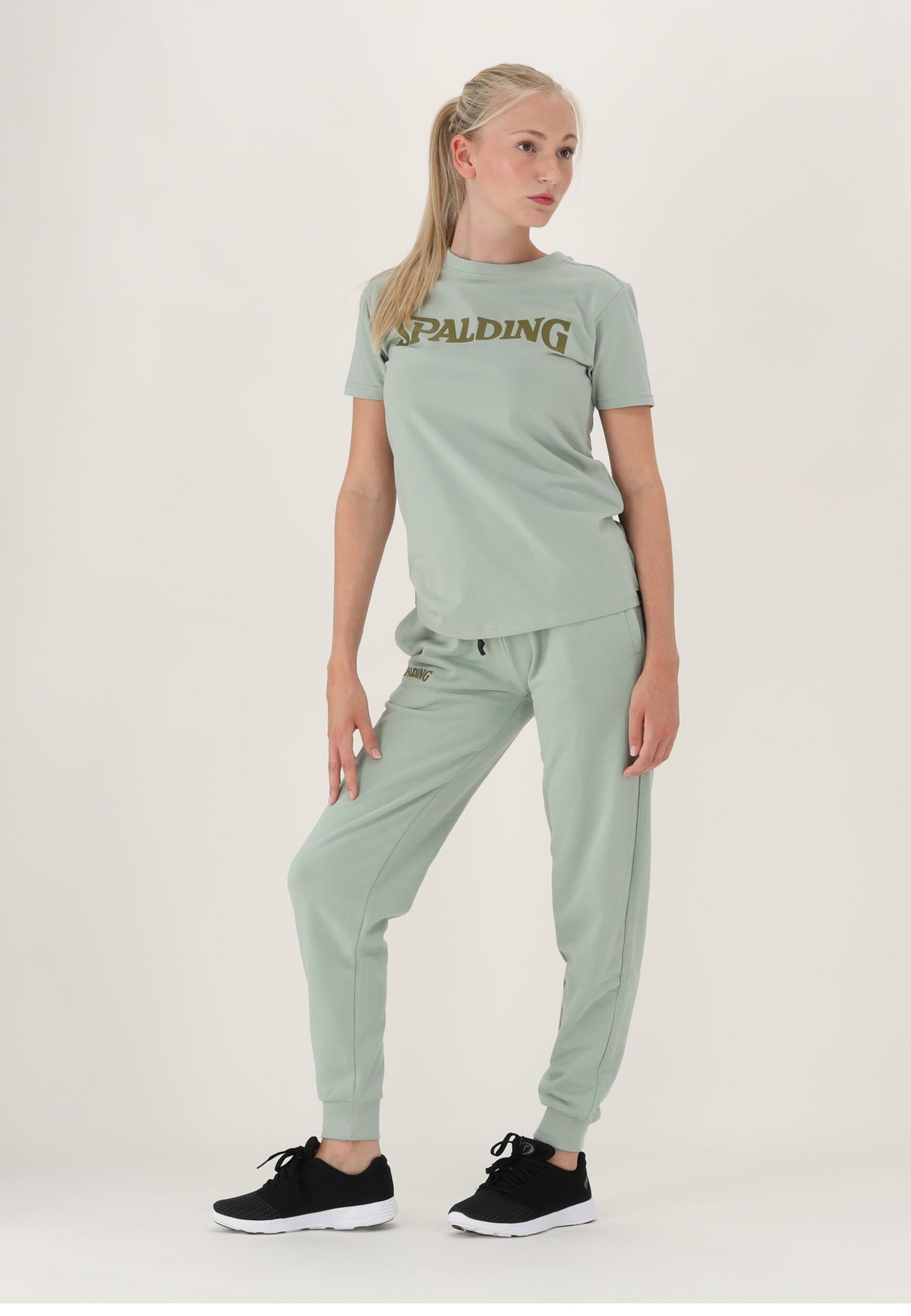 PANTALON DE JOGGING FEMME DE BASKET light green-khaki Spalding 5/5