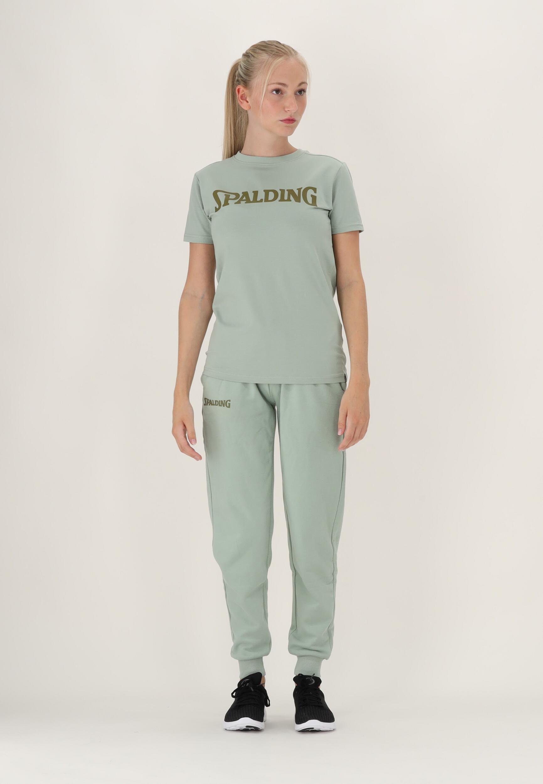 PANTALON DE JOGGING FEMME DE BASKET light green-khaki Spalding 4/5