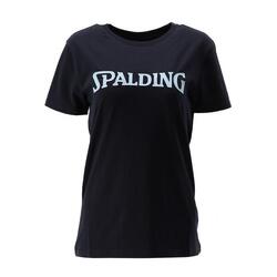 TEE-SHIRT LOGO FEMME DE BASKET navy-light blue Spalding