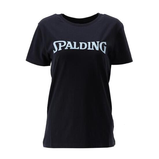 TEE-SHIRT LOGO FEMME DE BASKET navy-light blue Spalding