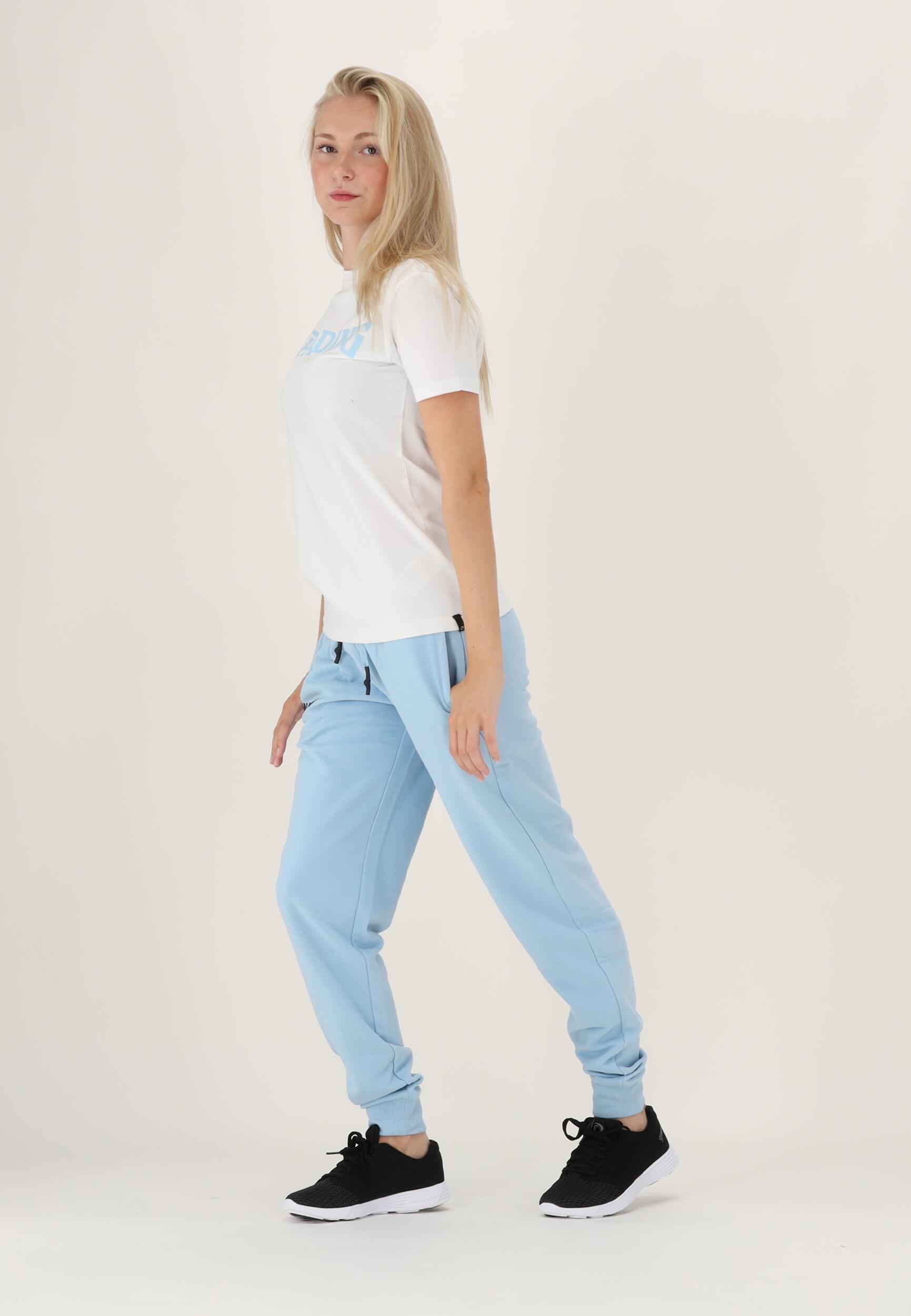 PANTALON DE JOGGING FEMME DE BASKET light blue-navy Spalding 5/5