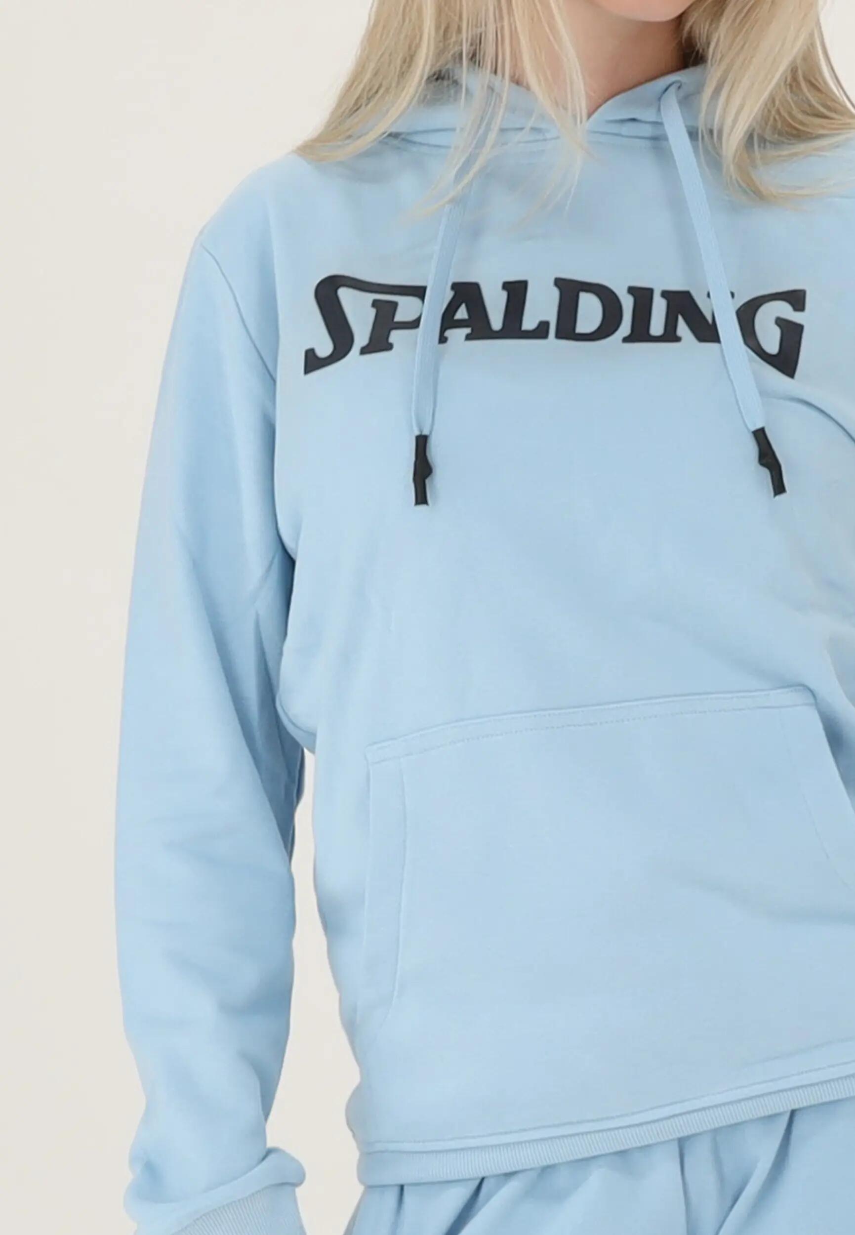 HOODIE FEMME DE BASKET light blue-navy Spalding 5/5