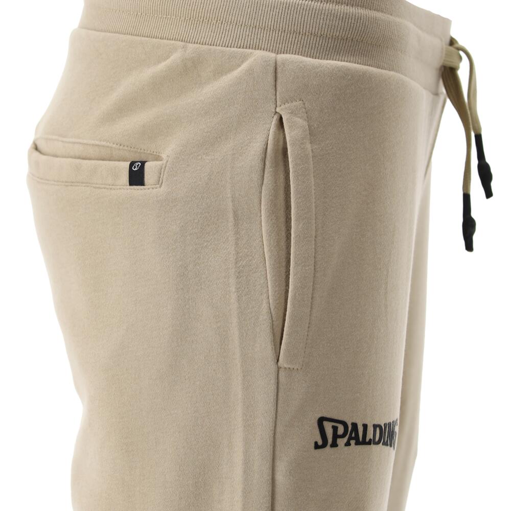PANTALON DE JOGGING FEMME DE BASKET beige-black Spalding 2/5
