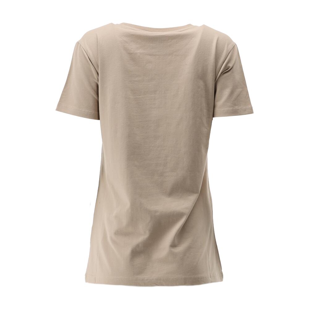 TEE-SHIRT LOGO FEMME DE BASKET beige-black Spalding 3/5