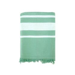 Fouta doublée éponge Vert 90x170 340g/m² - Caraibes Fougere