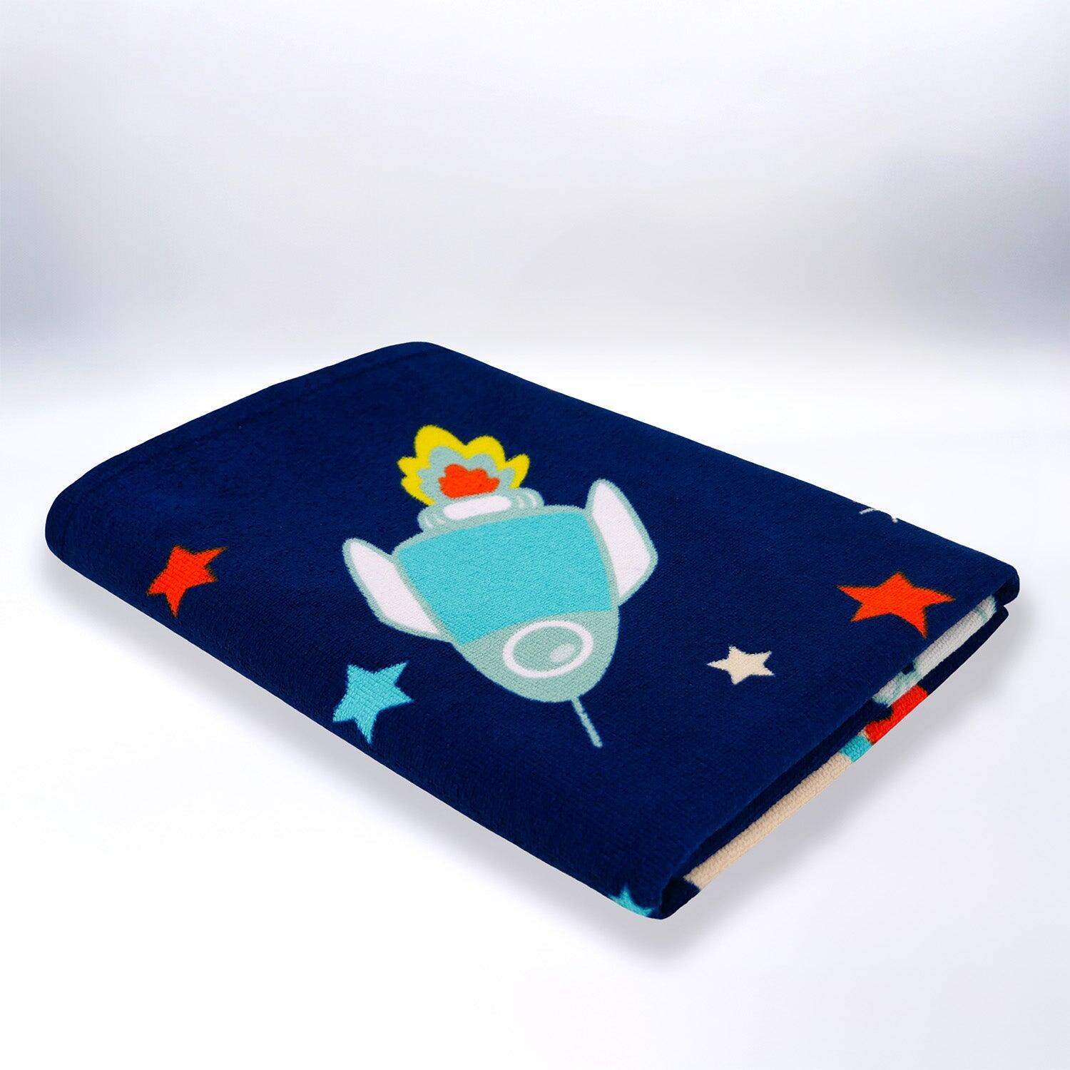 Toalla de playa de microfibra para niños - Galaxy - 70x140cm - 250g/m² 3/4
