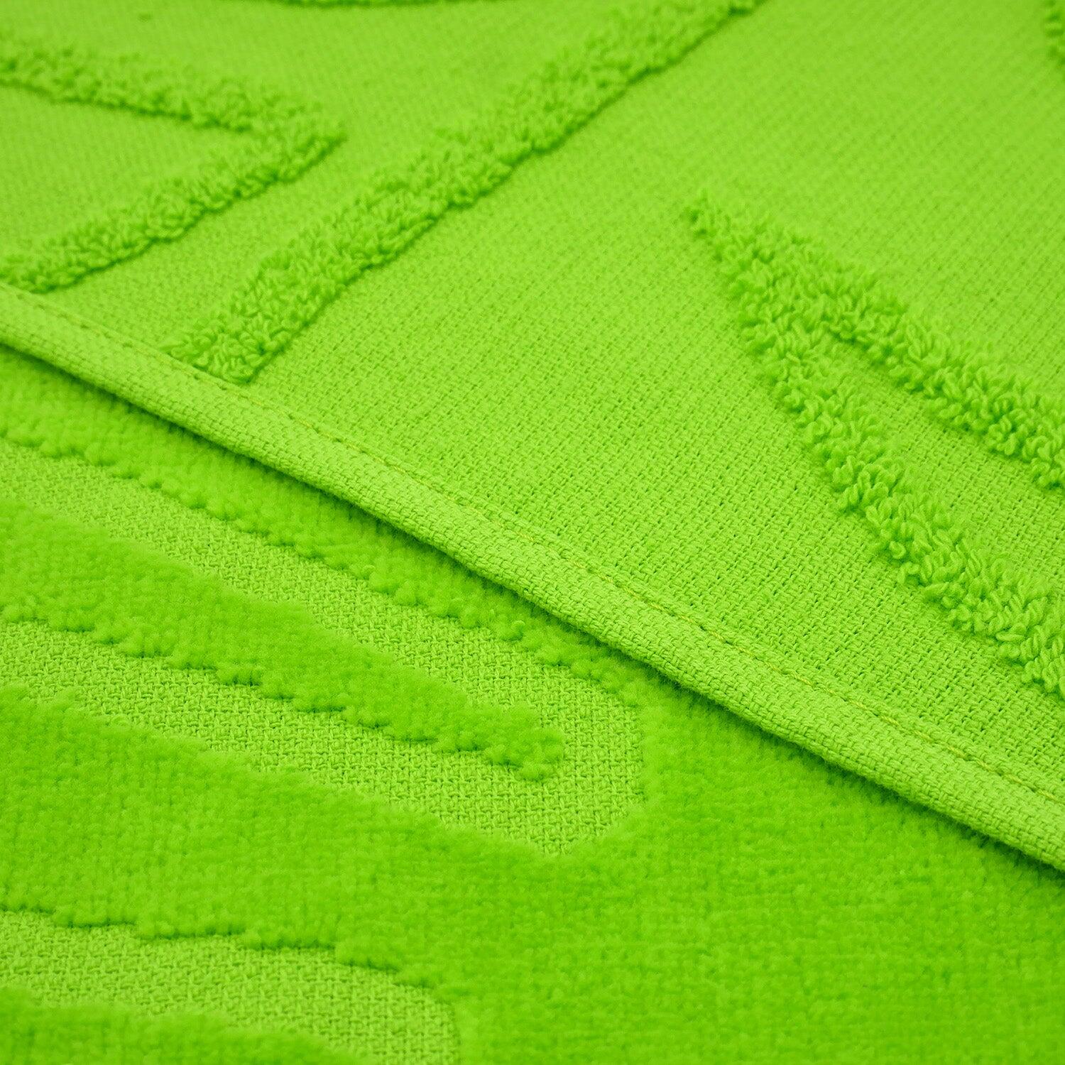 Serviette de plage éponge velours Jacquard ciselée - Klang - 90x170cm - 340g/m² 3/3