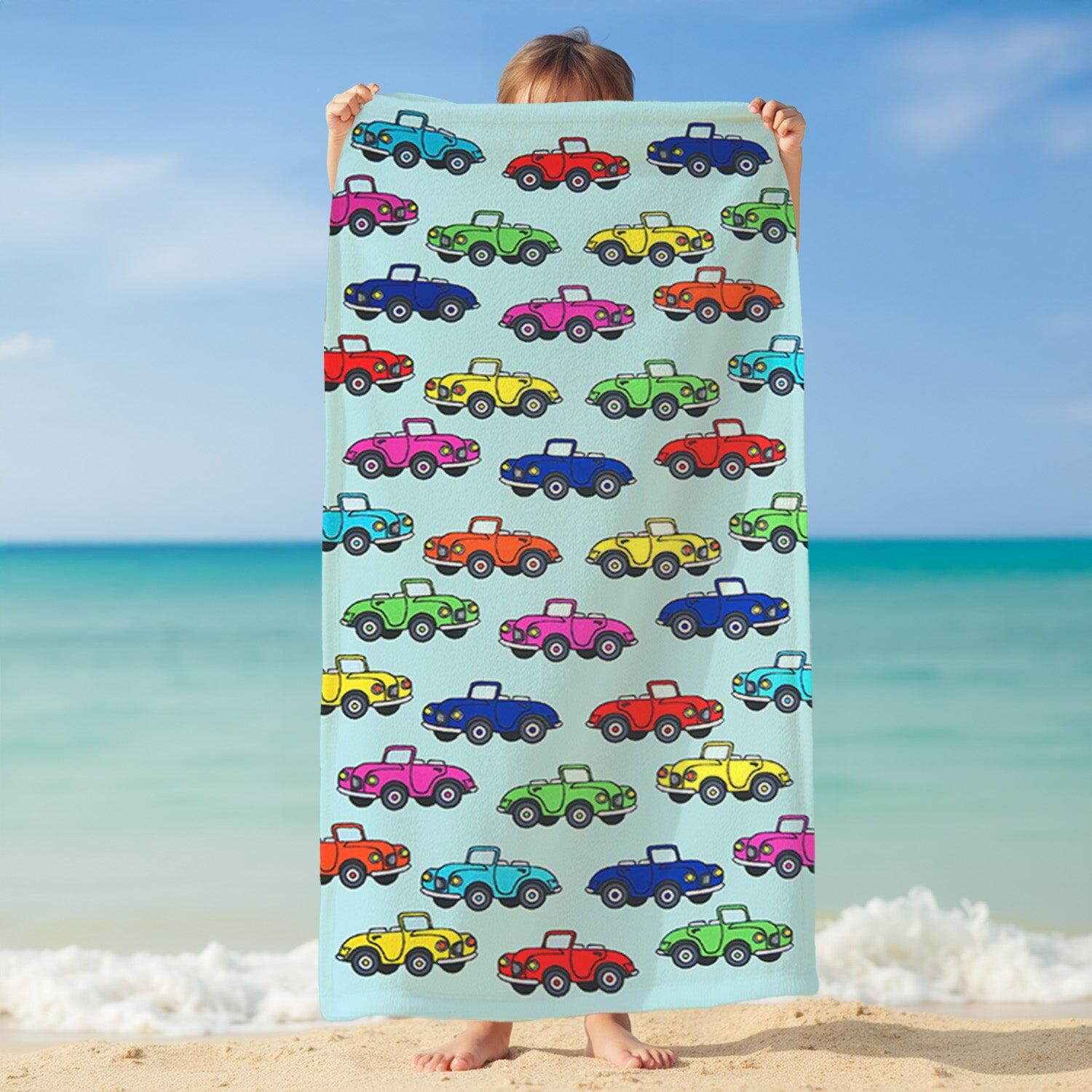 Serviette de plage microfibre enfant - Cars - 70x140cm - 250g/m² 2/4