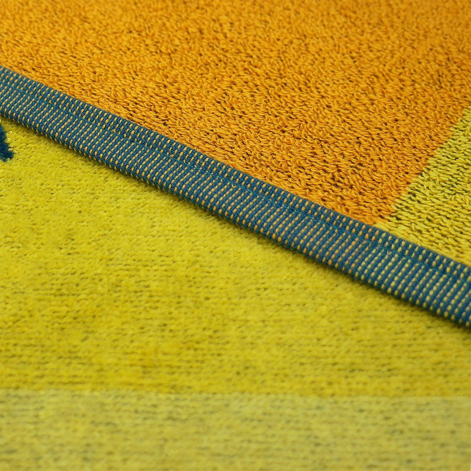 Telo Mare XL in spugna jacquard verde 140x180 400g/m² - Arche 4/4