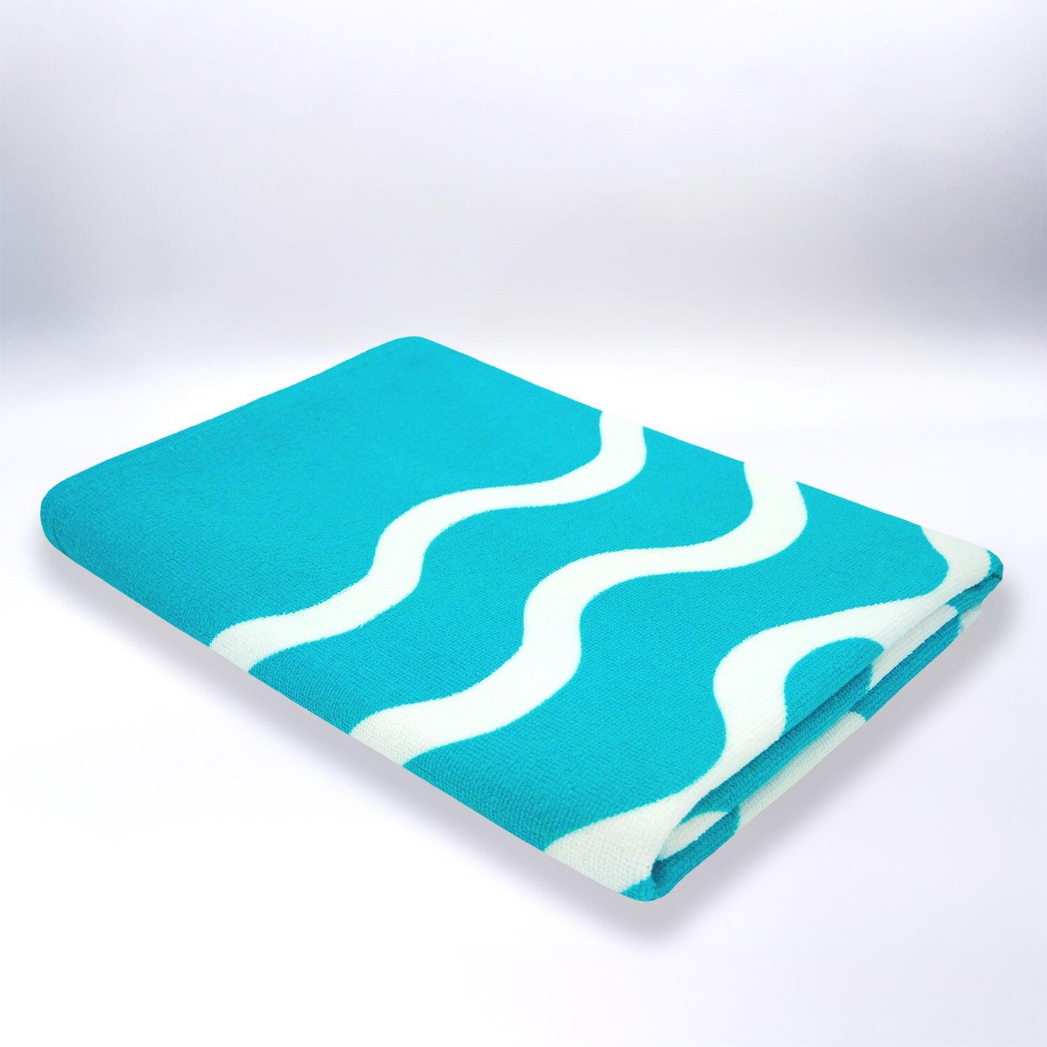 Microvezel strandlaken - Vague-Pop - 75x150cm - 220g/m² 3/4