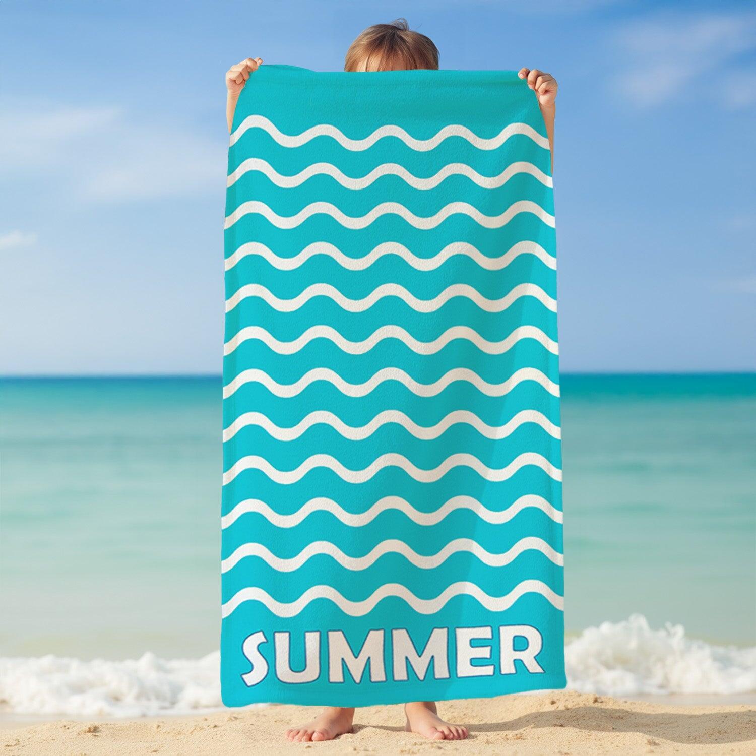 Microvezel strandlaken - Vague-Pop - 75x150cm - 220g/m² 2/4