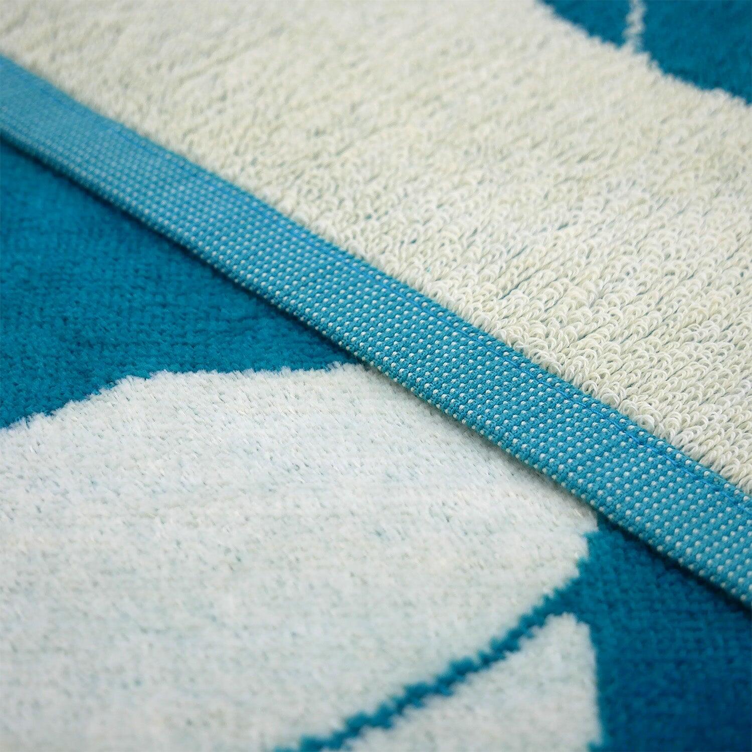 Serviette de plage XL éponge velours Jacquard - Bargara - 140x180cm - 400g/m² 4/4