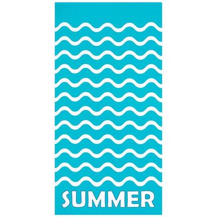 Serviette de plage microfibre - Vague-Pop - 75x150cm - 220g/m²