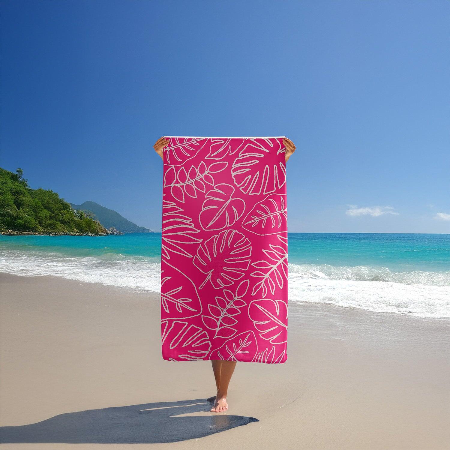 Telo mare in spugna velour Jacquard - Colca - 90x170 cm - 400 g/m² 2/4