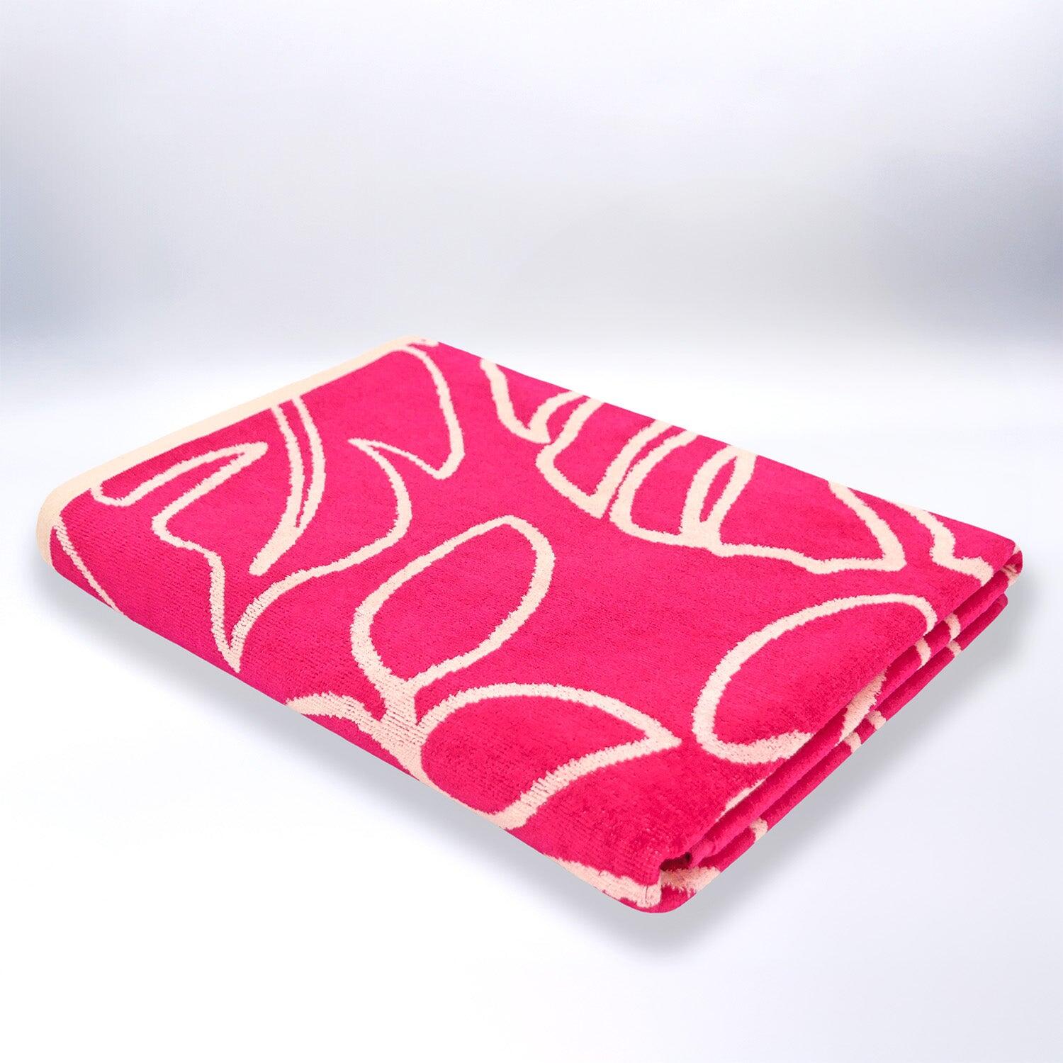Telo mare in spugna velour Jacquard - Colca - 90x170 cm - 400 g/m² 3/4