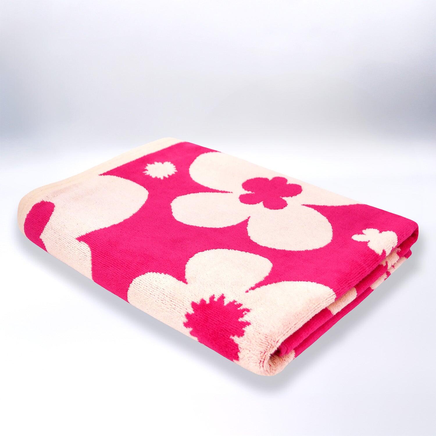 Telo mare in spugna velour Jacquard - Myrtos - 90x170 cm - 400 g/m² 3/4
