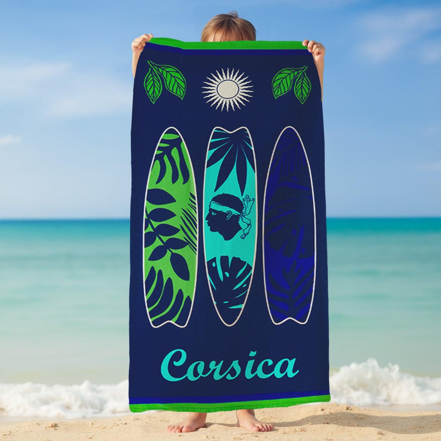 Serviette de plage microfibre enfant - Algajola - 70x140cm - 250g/m² 2/4