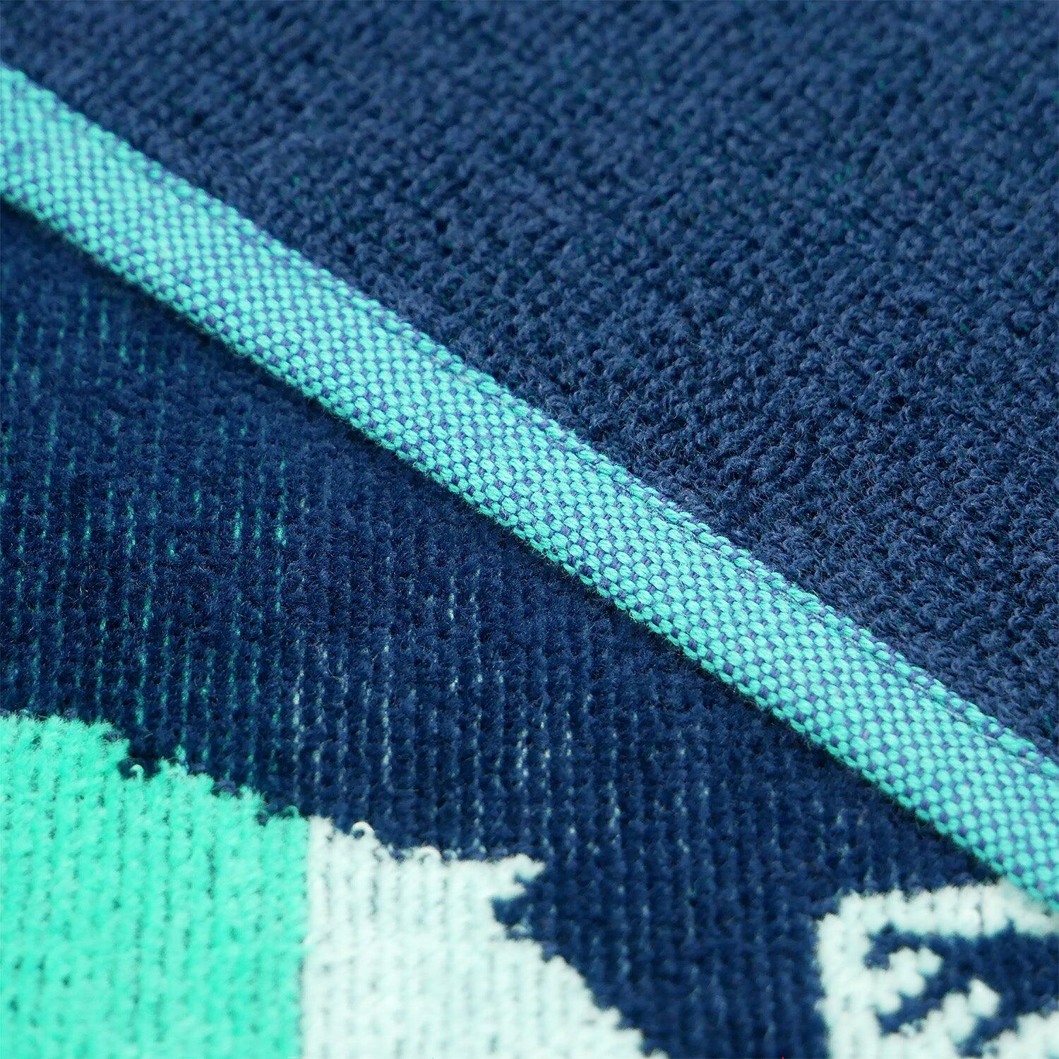 Telo mare in spugna velour Jacquard - Ibisco - 90x170 cm - 400 g/m² 4/4