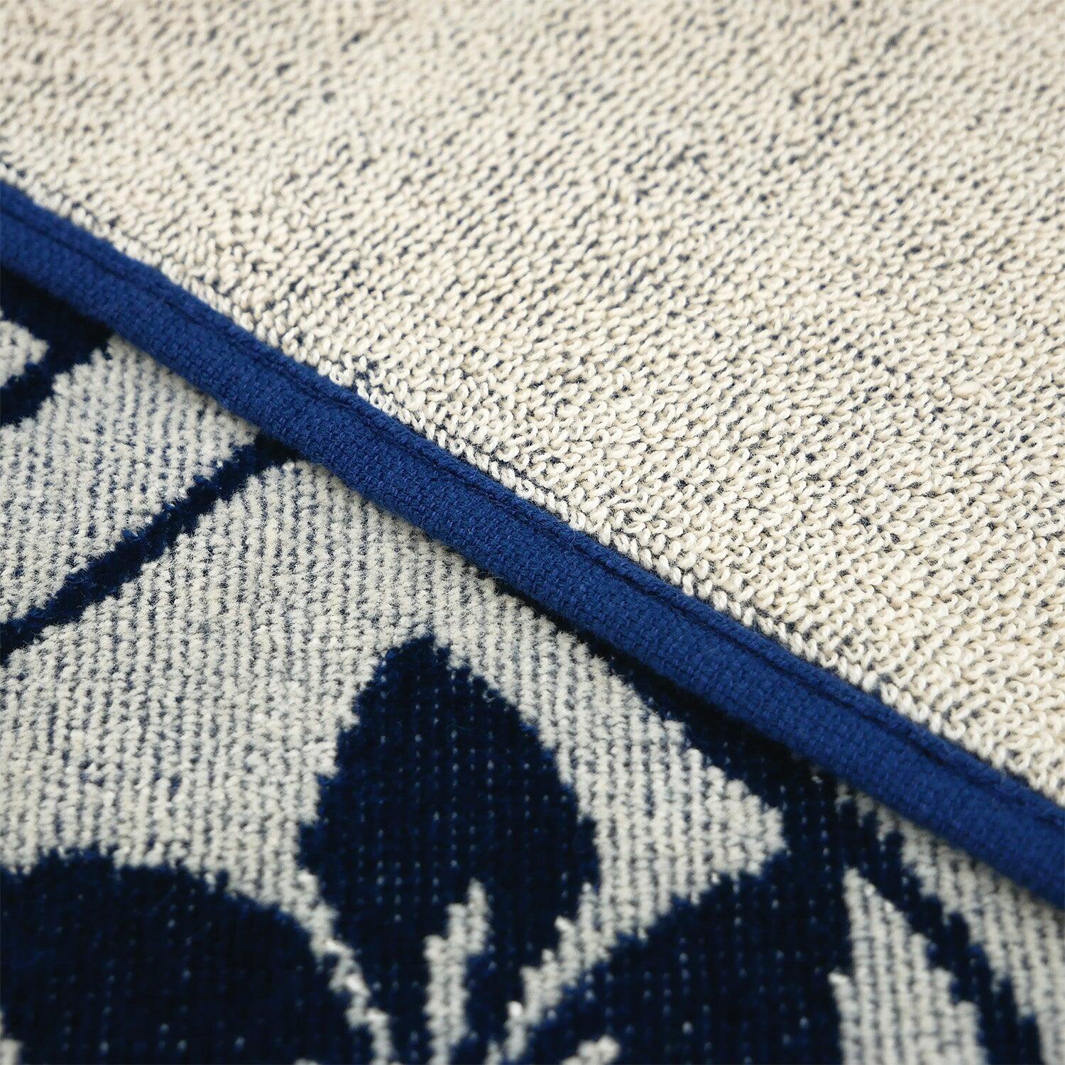 Serviette de plage éponge velours Jacquard - Tama - 90x170cm - 400g/m² 4/4