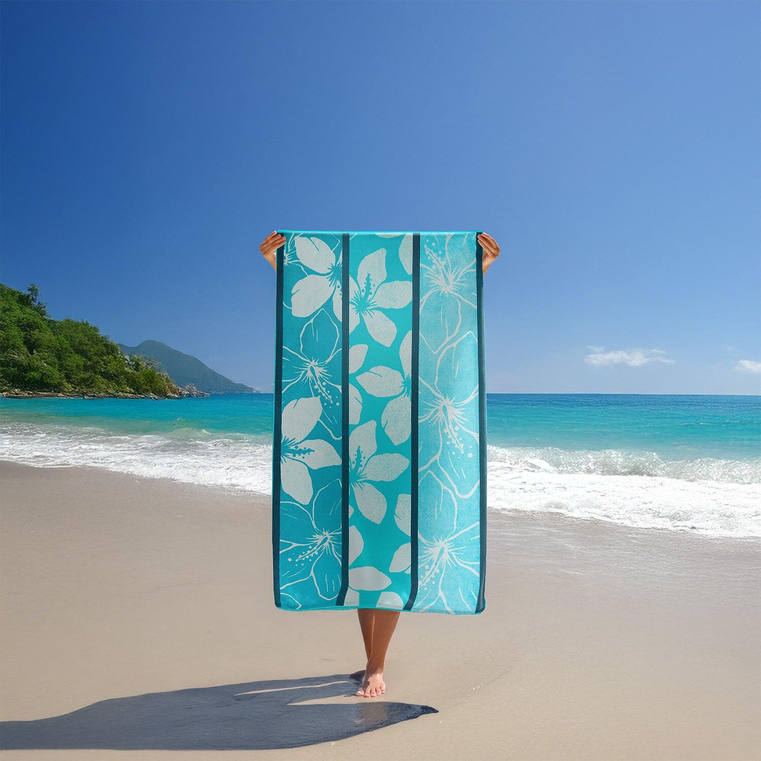 Telo mare in spugna velour Jacquard - Miyako - 90x170 cm - 400 g/m² 2/4
