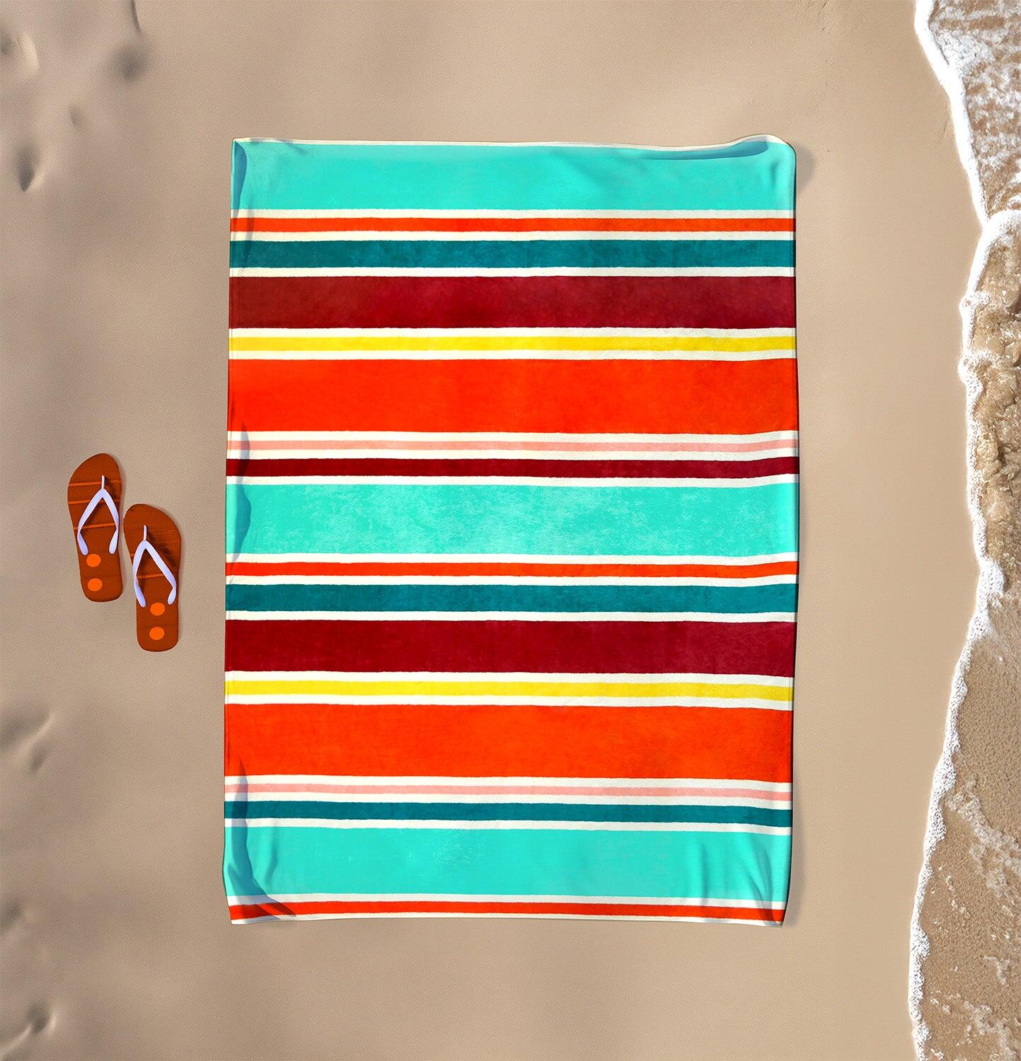 Serviette de plage XL éponge velours Jacquard - Malaga - 140x180cm - 400g/m² 2/4