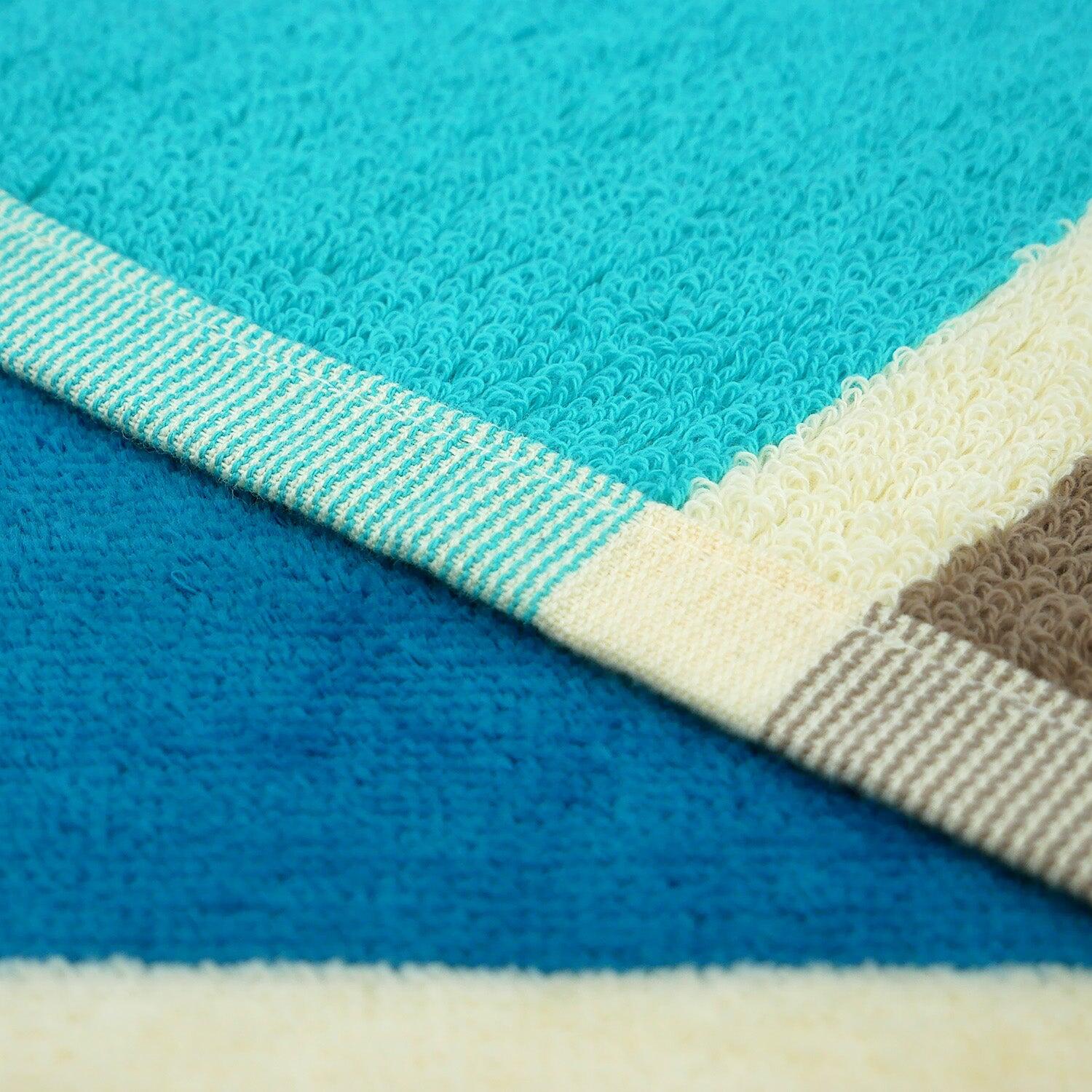 Serviette de plage XL éponge velours Jacquard - Cabrera - 140x180cm - 400g/m² 4/4