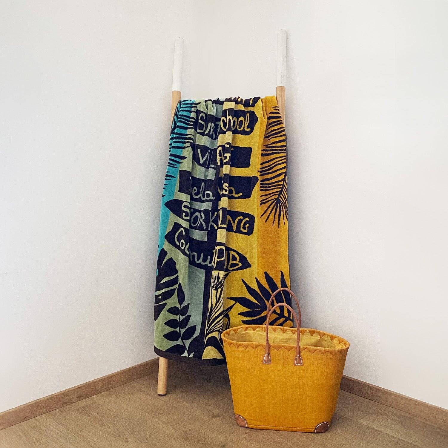 Telo mare in spugna velour Jacquard - Vacances - 90x170 cm - 400 g/m² 2/3