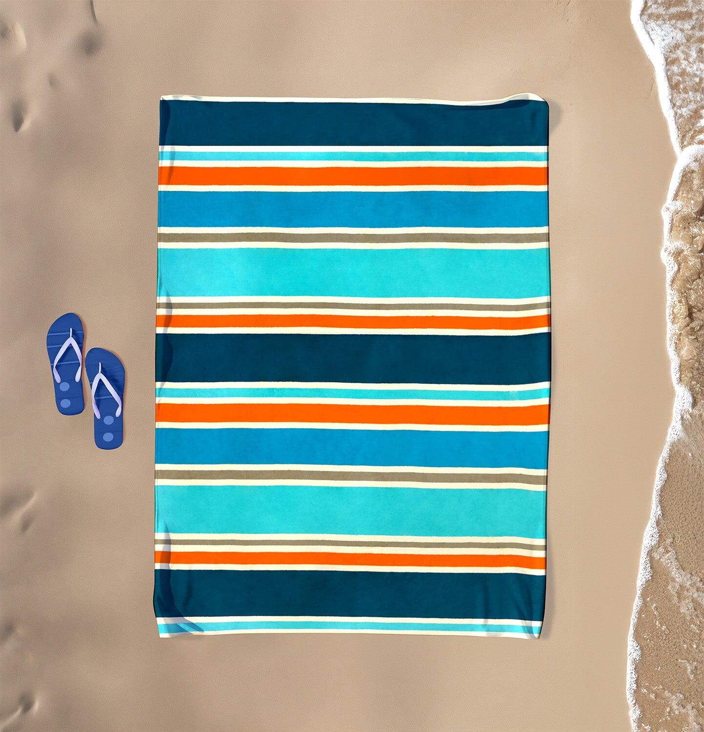 Serviette de plage XL éponge velours Jacquard - Cabrera - 140x180cm - 400g/m² 2/4