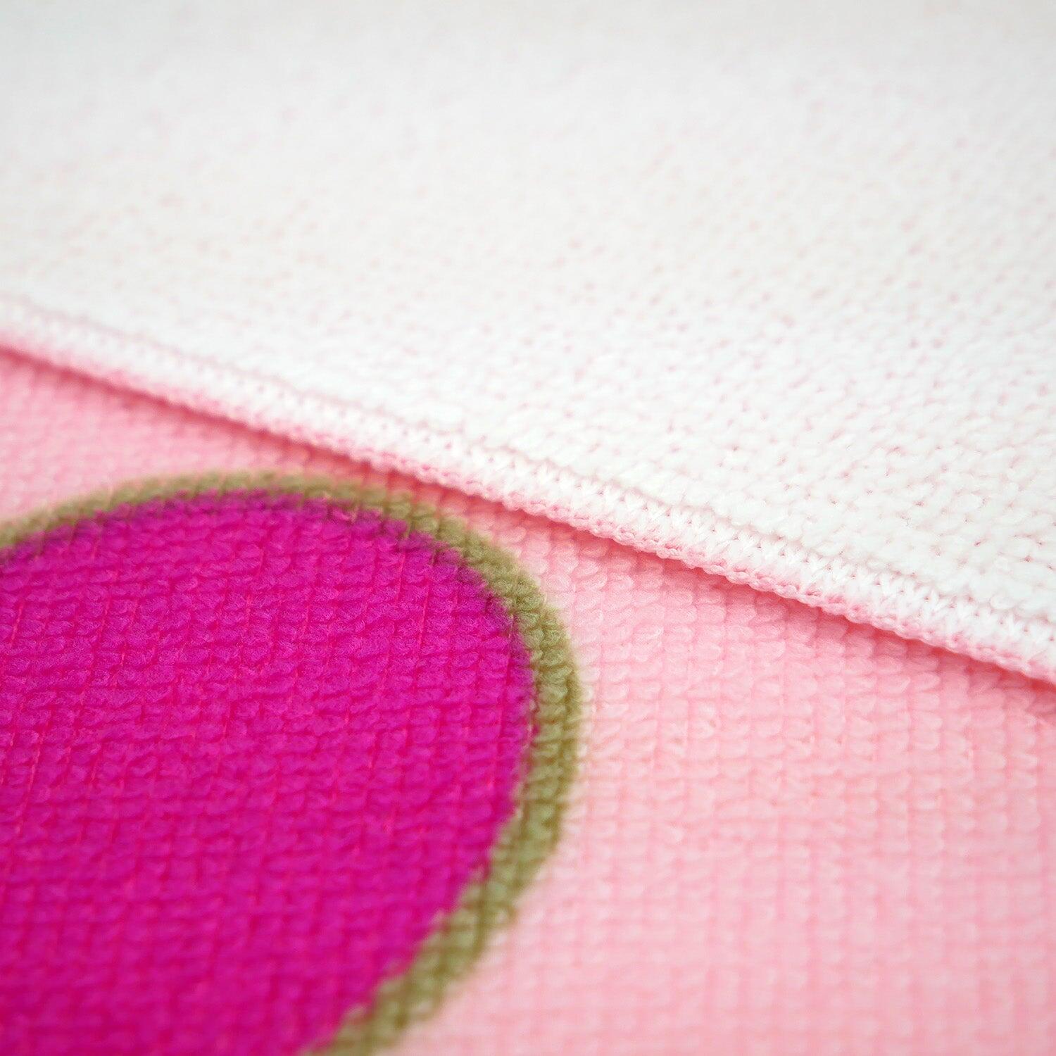 Serviette de plage microfibre enfant - Coeurs - 70x140cm - 250g/m² 4/4