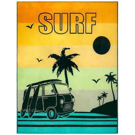 Serviette de plage XL éponge velours Jacquard - Yari - 140x180cm - 400g/m²