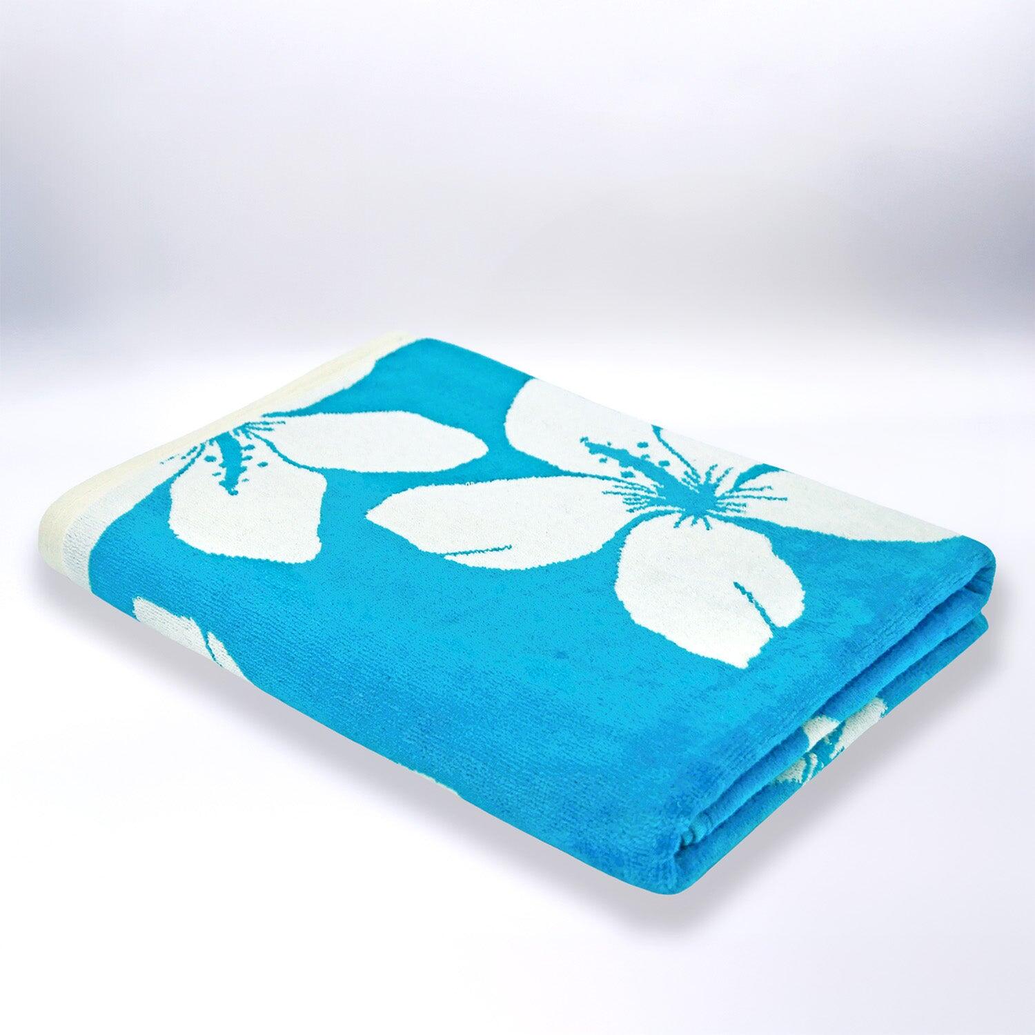 Telo mare in spugna velour Jacquard - Milos - 90x170 cm - 400 g/m² 3/4