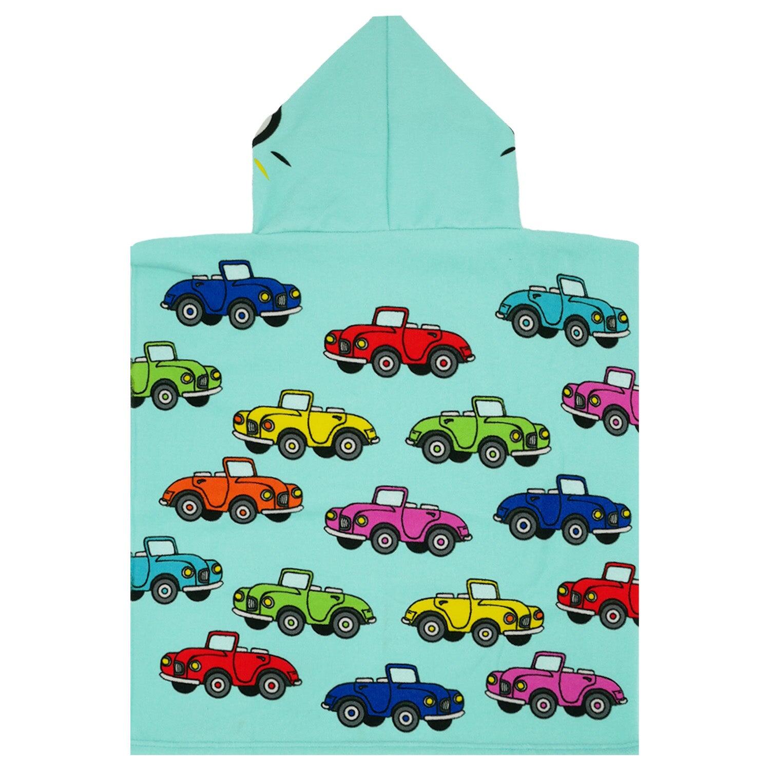 Poncho de bain microfibre - Cars - 60x60cm - 250g/m² 2/2