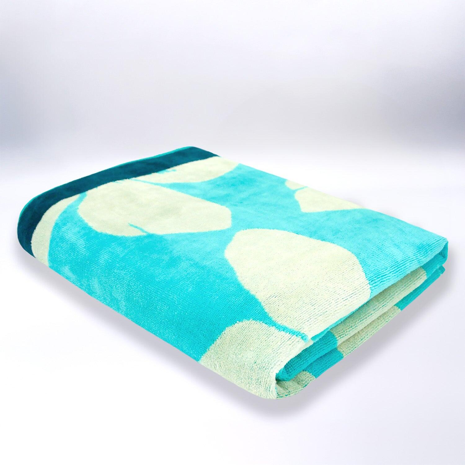 Serviette de plage XL éponge velours Jacquard - Freestyle - 140x180cm - 400g/m² 3/4