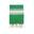 Fouta plate traditionnelle Vert 100x200 190g/m² - Kozo Vert Emeraude