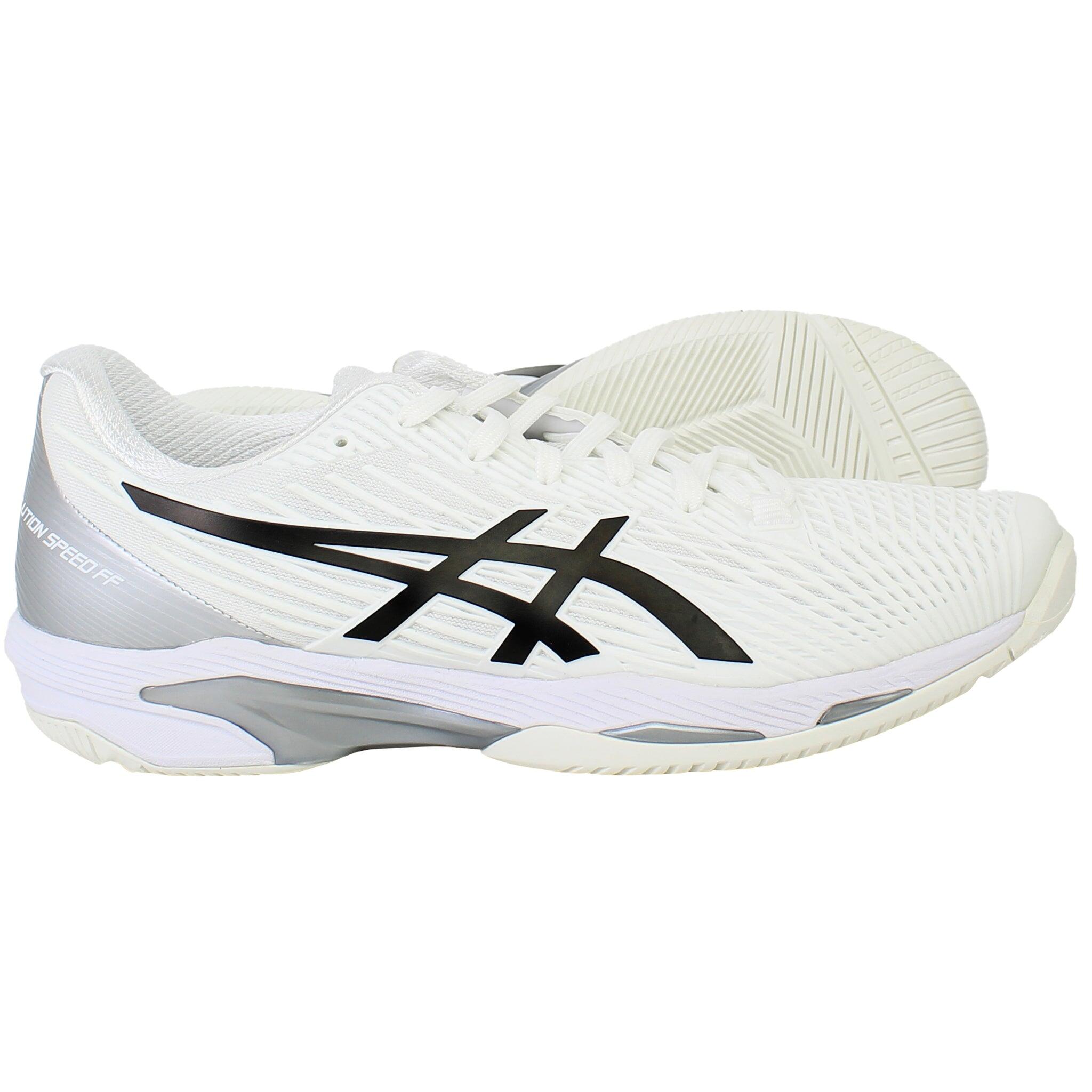 White And Black Asics Solution Speed Ff 2 1041a182 100 4/5