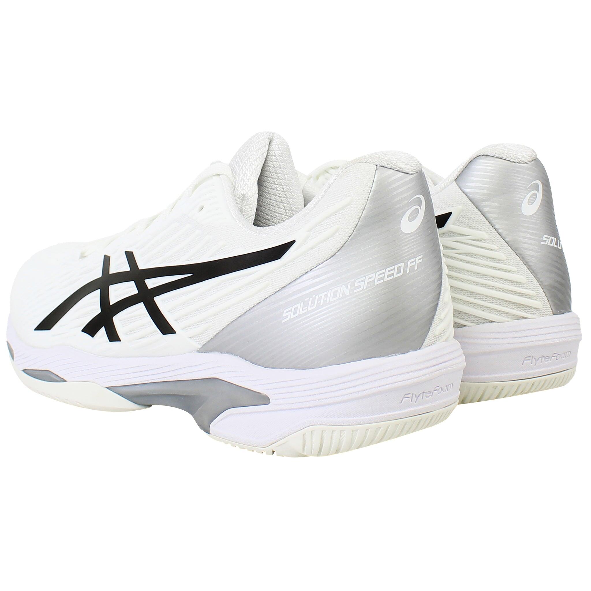 White And Black Asics Solution Speed Ff 2 1041a182 100 3/5