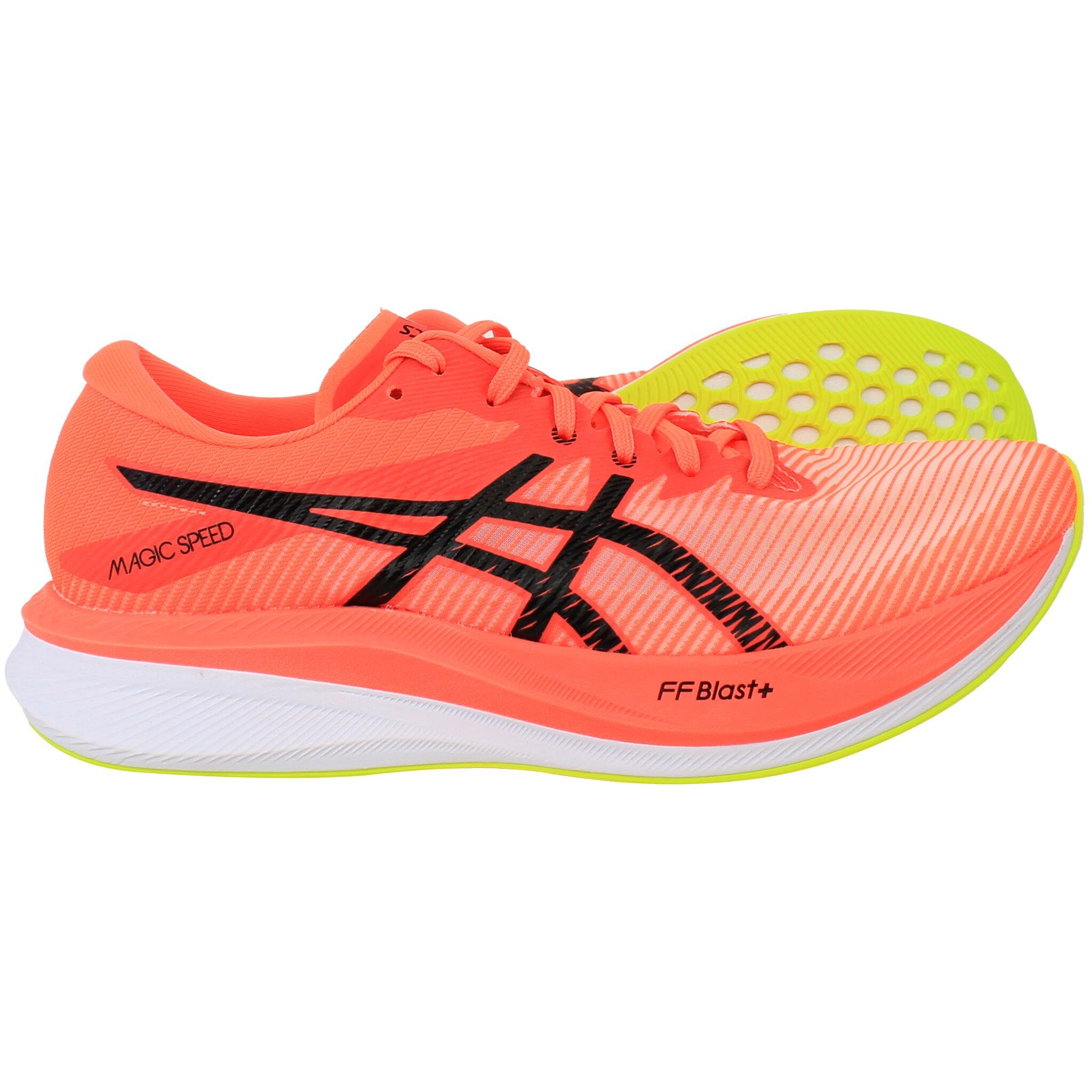 Asics Magic Speed 3 Mens Red Running Shoes 4/5