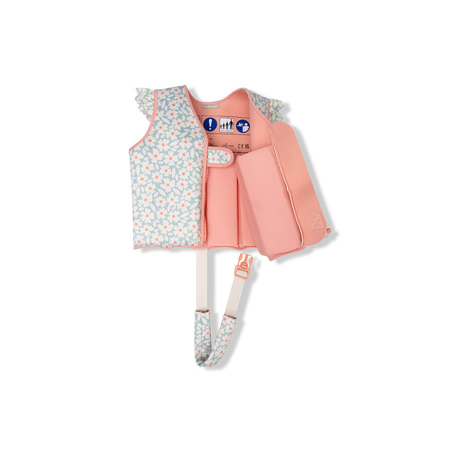 Swim Essentials | Groen Bloemen Zwemvest 3-6 jaar 2/5