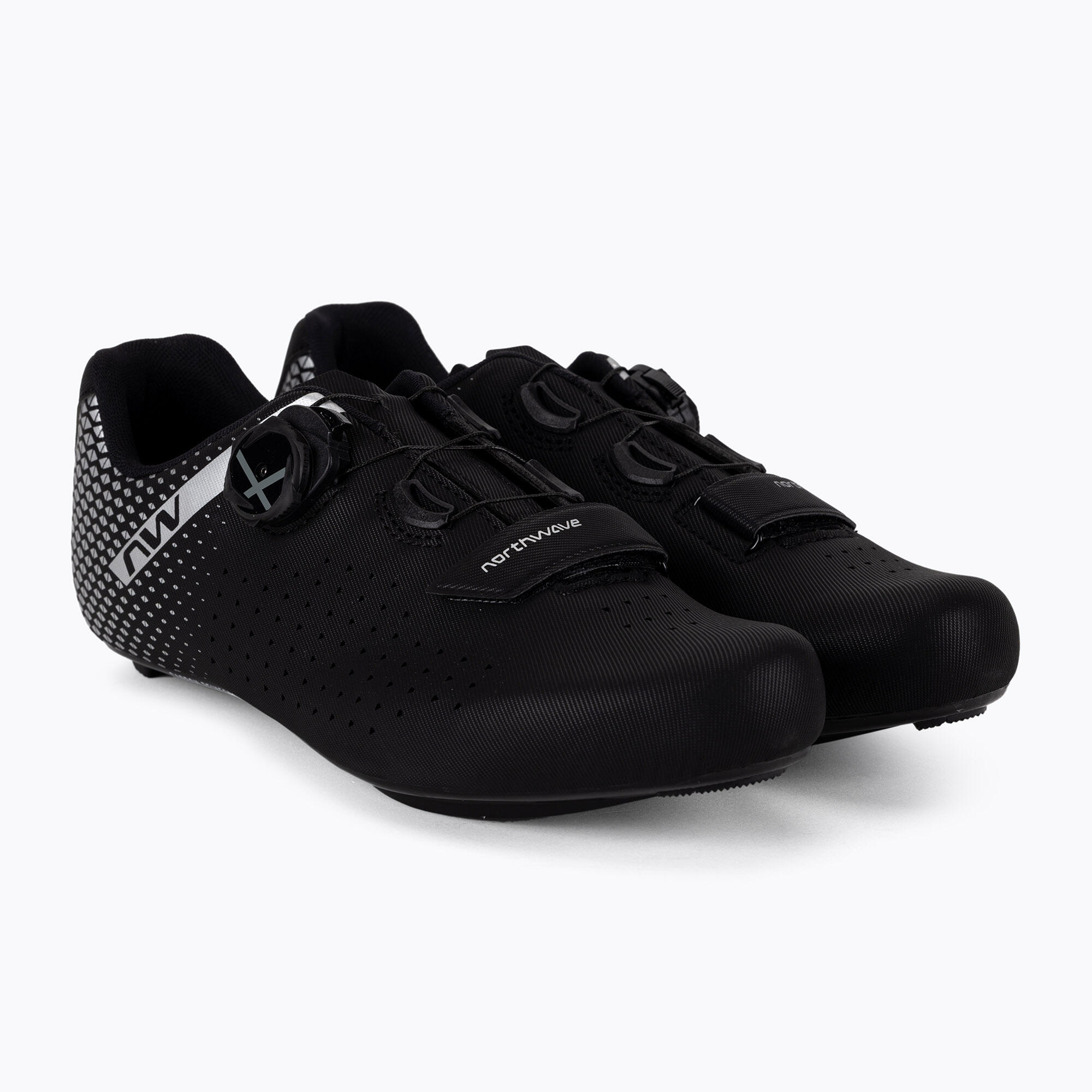 Pantofi ciclism sosea - Core Plus 2 Wide - Black | Silver 5/7