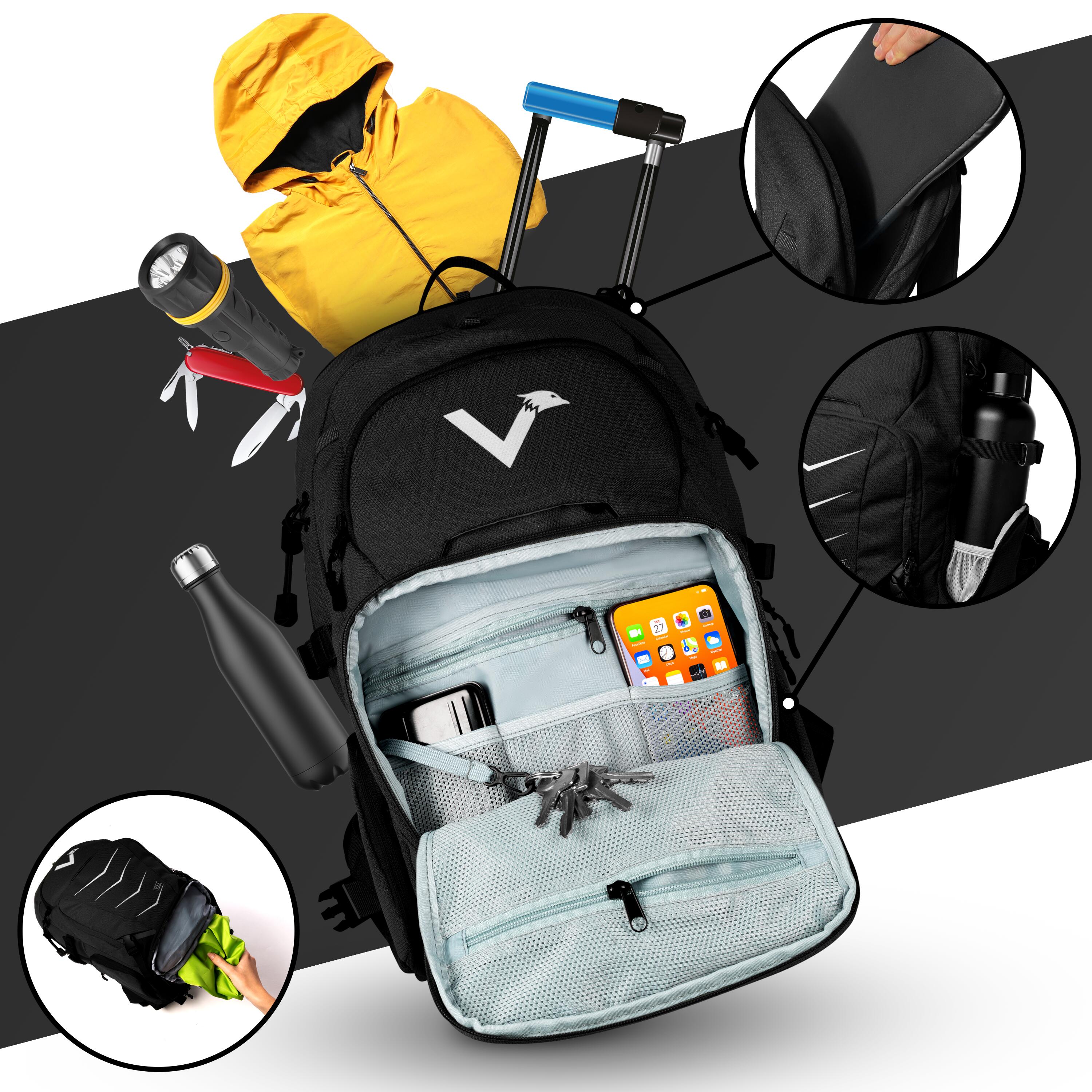 Rucksack Wanderrucksack Naturwandern Reiserucksack Wasserfest 22 L - Explorer 3/6