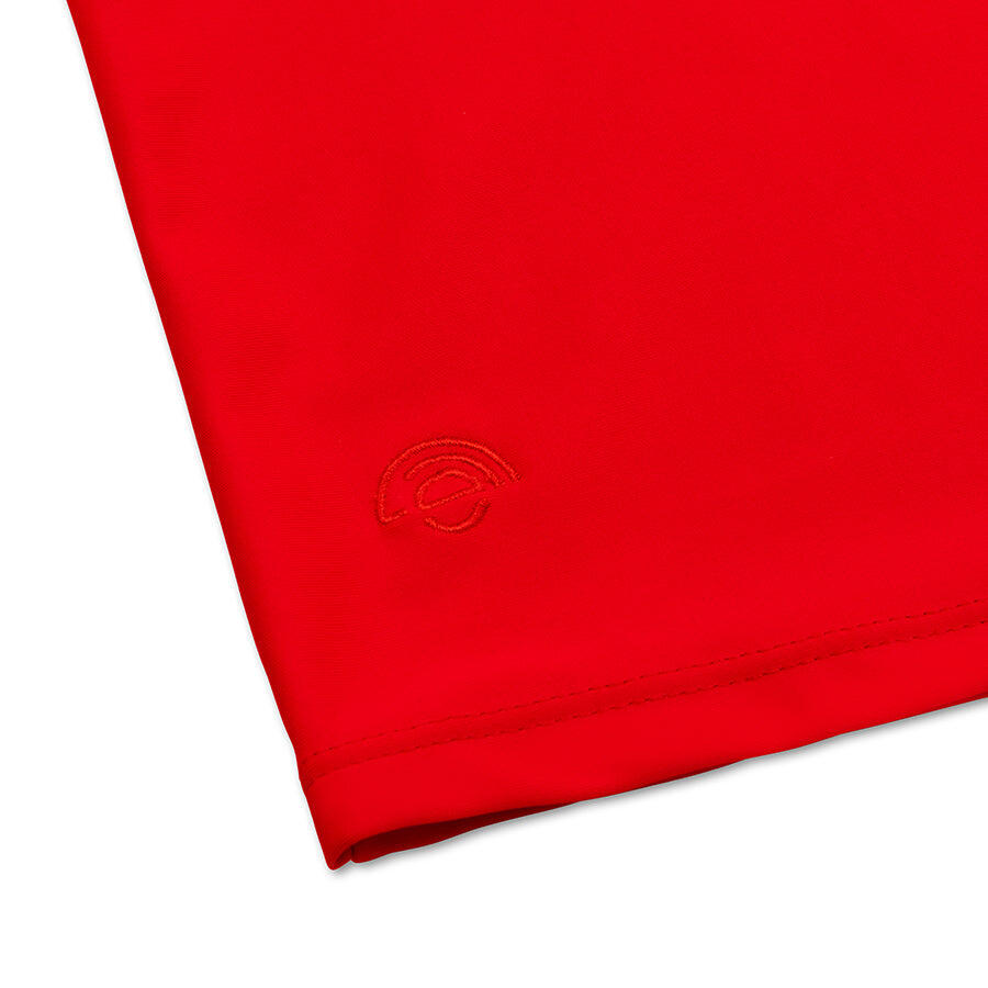 T-shirt de bain - Manches longues - Rouge - Crabby - 62/68 3/4