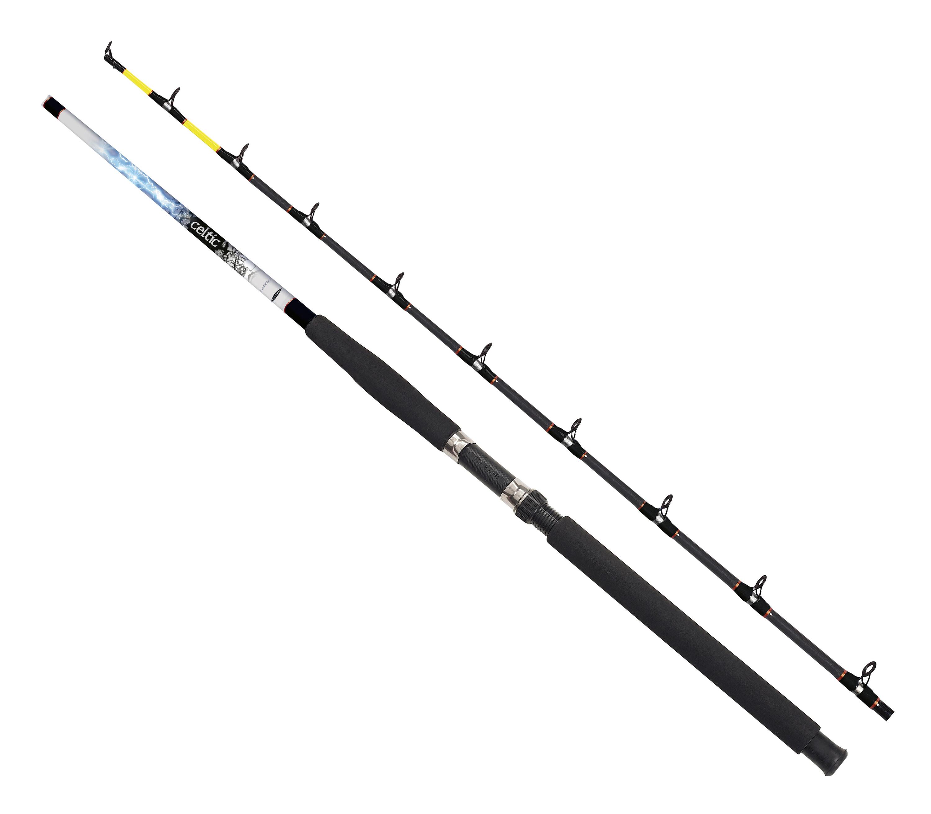 2pc 1.8m Celtic Stand Up Stick Boat Rod 30-40lbs | Decathlon