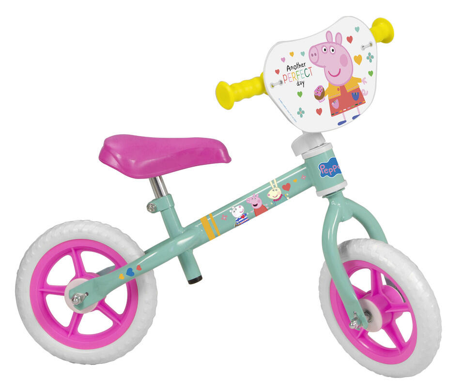 Bicicleta infantil rider bike 10" peppa pig verde
