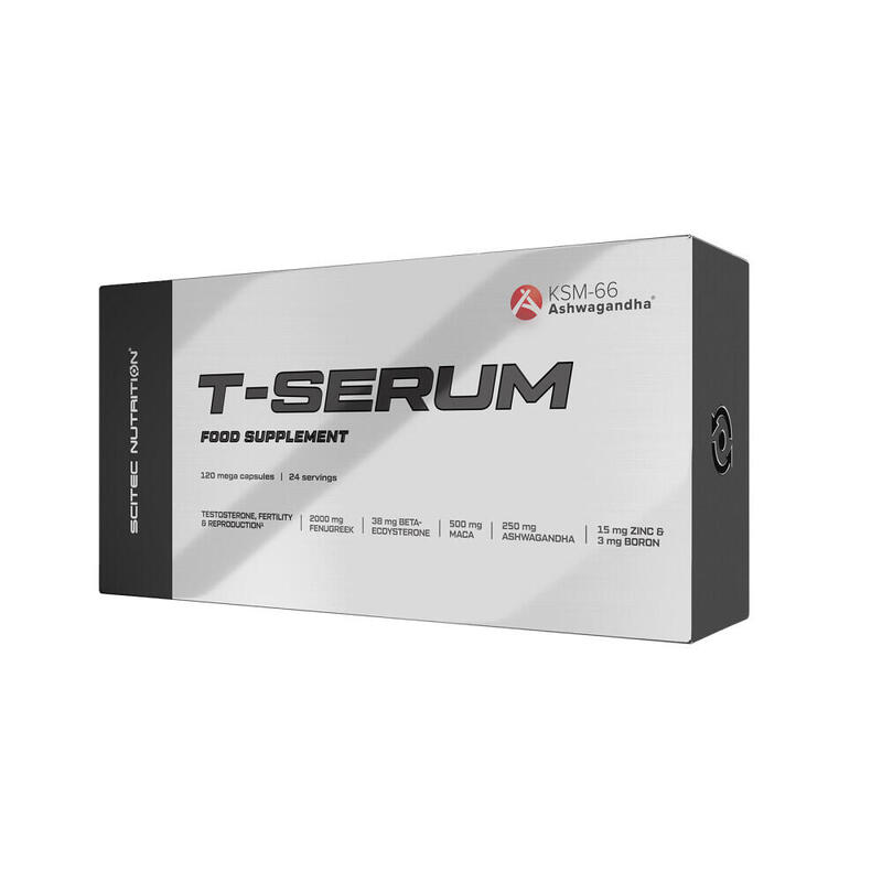 T-serum - 120 capsules de Scitec Nutrition Exclusivo Online      41,90€  Preço por quantidade 349,17€kg SCITEC NUTRITION T-serum - 120 capsules de Scitec NutritionVendido e expedido por: Masmusculo    