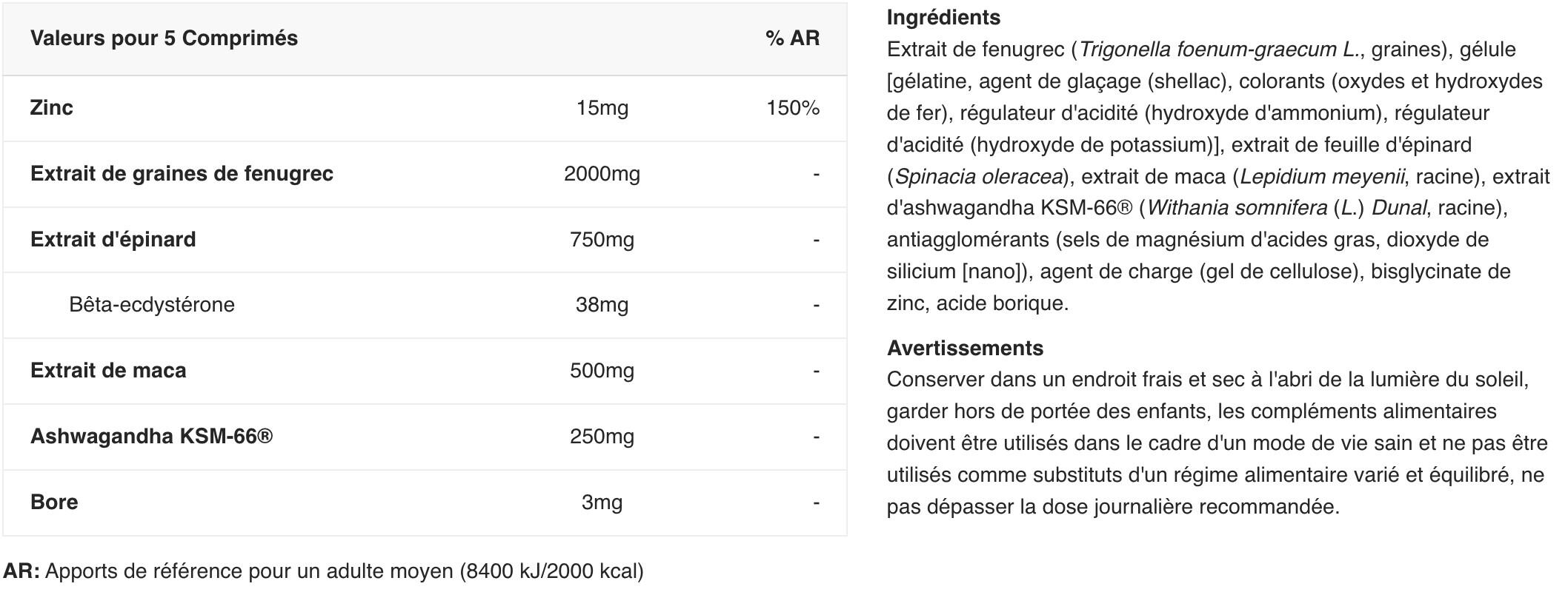 T-serum - 120 capsules de Scitec Nutrition 2/4